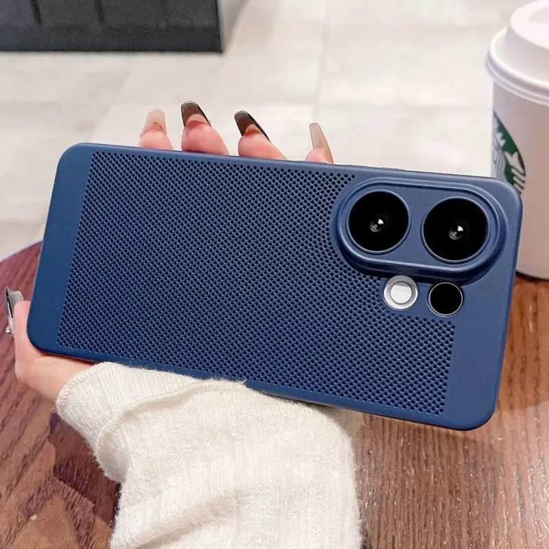 Twardy futerał na telefon Vivo X200 FE z odprowadzaniem ciepła dla VIVO V60 S30 Pro Mini X200 Ultra X100 S Cooling Honeycomb Mesh PC Shell