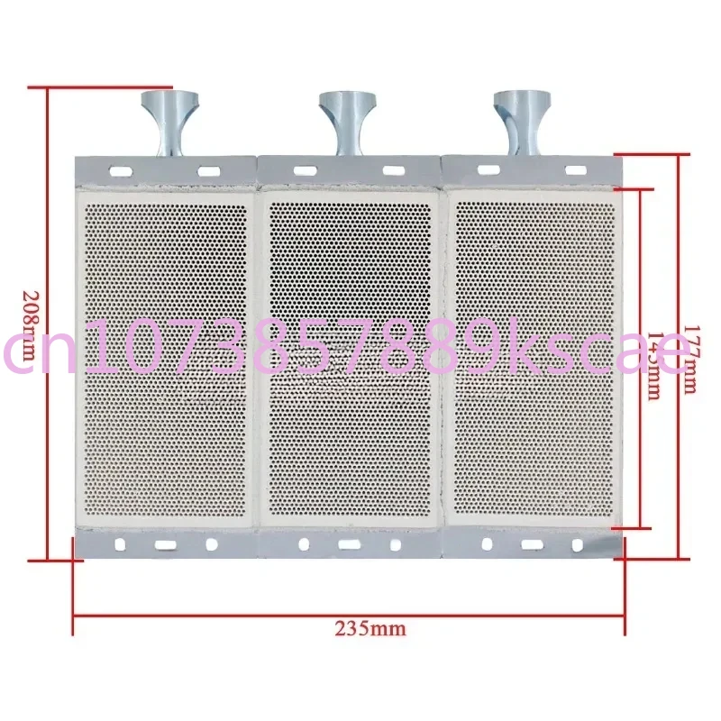 board 1pc ceramic honeycomb soldering board for gas heater refractory heating stove Gas Stove Head soldering