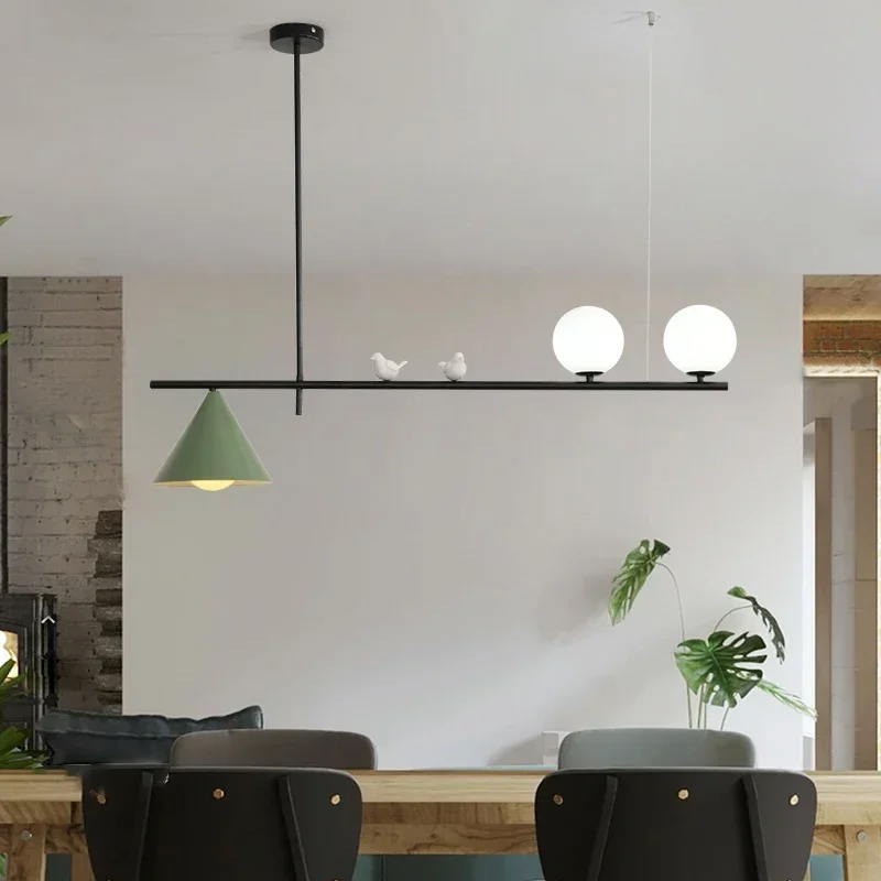 Designer Moonriver Lighting Bar Counter Led Chandelier Restaurant Dining Table Hanging Lamp Living Room Pendant Light for Home