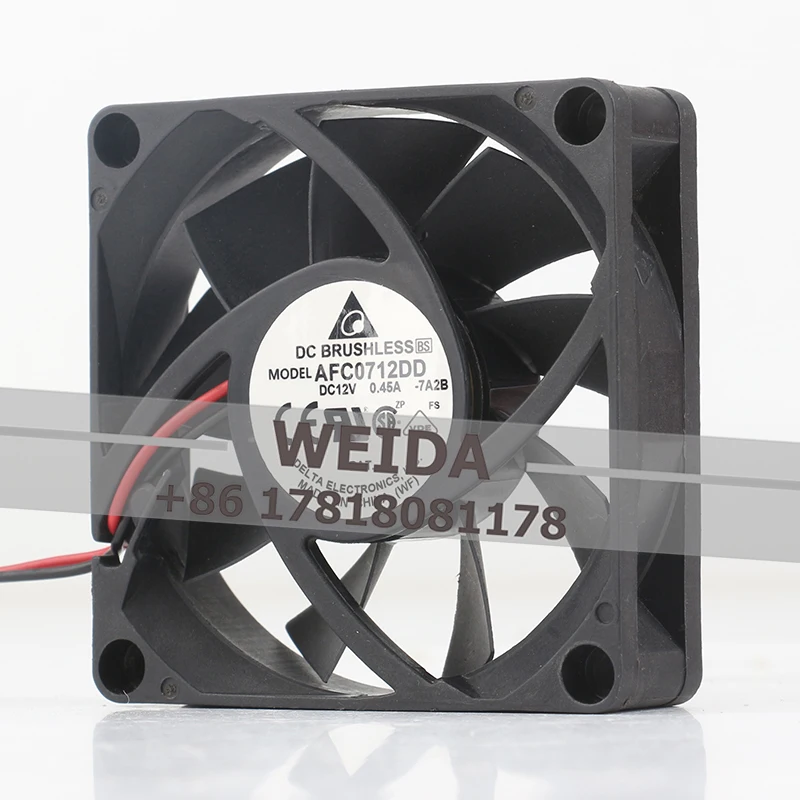 Delta 7020 12V 0.45A AC EC Double Ball 7CM 4-wire PWM Temperature Control CPU AFC0712DD-7A28 Cooling Fan