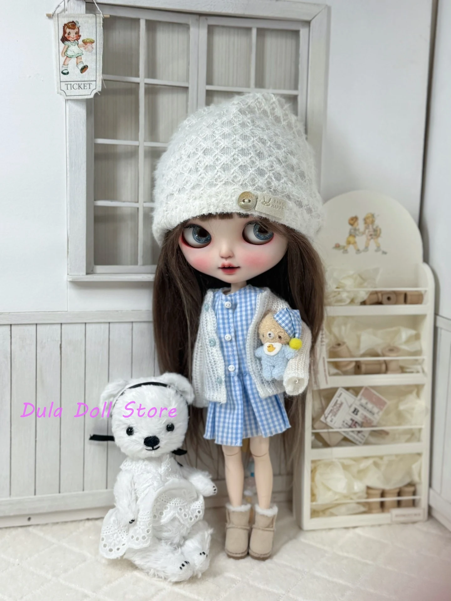 Dula Pop Kleding voor Blythe Sneeuwwitje sjaal hoed jurk baby pak ob24 ob22 Diandian Azone Licca ICY JerryB 1/6 Bjd Pop