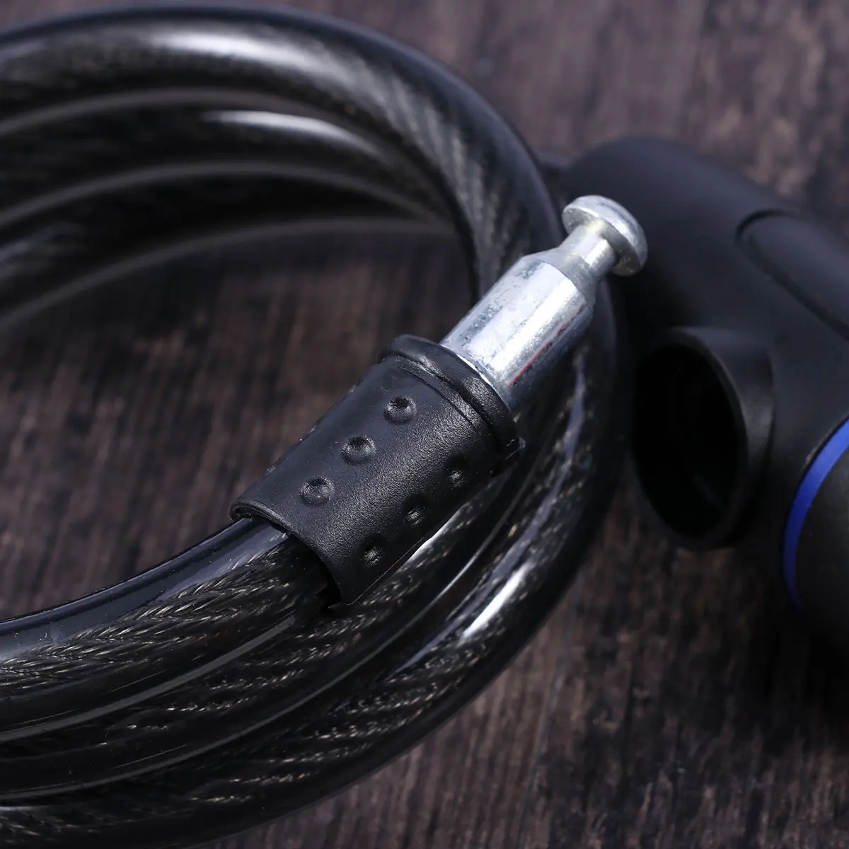 Colorful Bicycle Lock Metal Cable Bike Padlock Anti-Theft Chain Lock for Mountain Road Cycling with Easy Release Mount