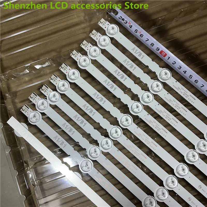100% NIEUWE 630mm LED Backlight Strip voor LG 32LN541V 32LN540V 32LN541U 6916L-1437A 6916L-1438A 6916L-1204A 6916L-1426A 7LED 3 V
