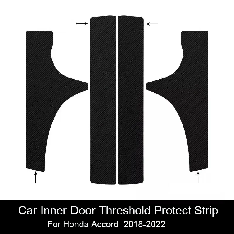 

Car B-Pillar Door Anti-Kicks For Honda ACCORD 2014-2026 Protect Pad PU Leather Auto Trunk Anti-Dirty Scratch Resistant Accessory