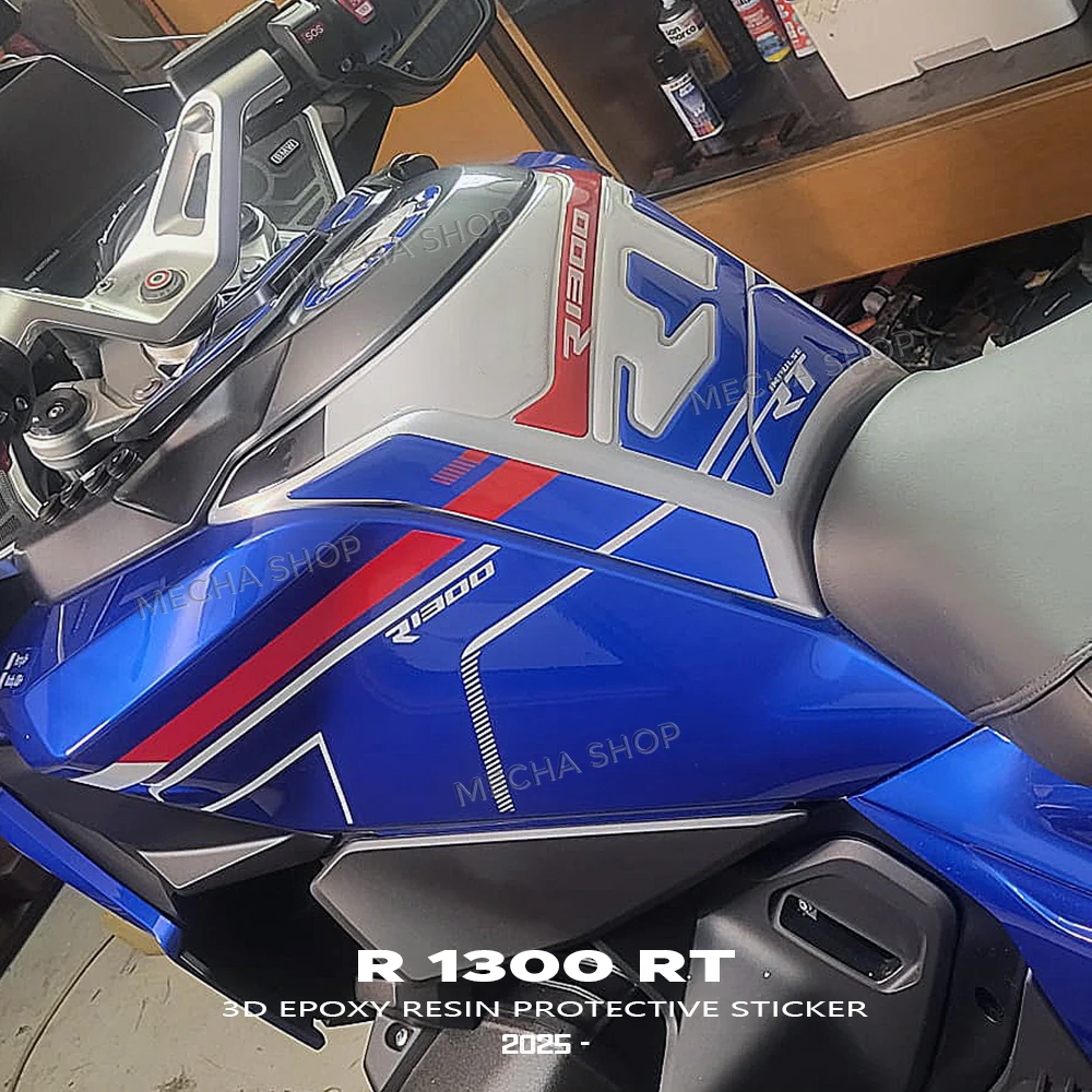 New R1300 RT 2025 Motorcycle Accessories 3D Epoxy Resin Tank Pad Protection Sticker For R 1300 RT  R1300RT