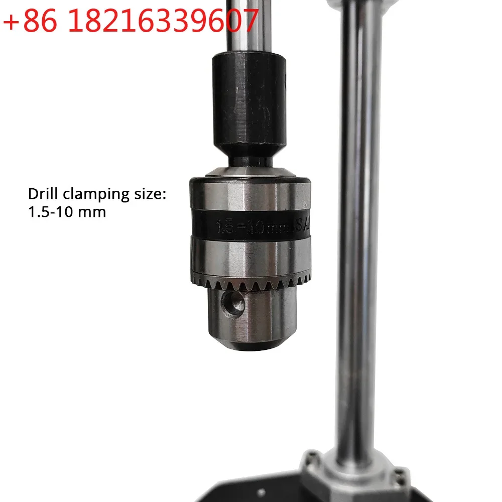 YAO Manual  Machine Small Vertical Desktop  Adjustable T-Handle Tap Holder Wrench B12 1.5-10MM Chuck