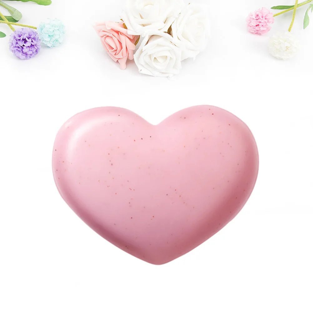 

Мыло ручной работы в форме сердца, розовое, мягко очищает, разглаживает кожу, восстанавливает суставы, ароматный подарок для гостей, годовщина, свадьба