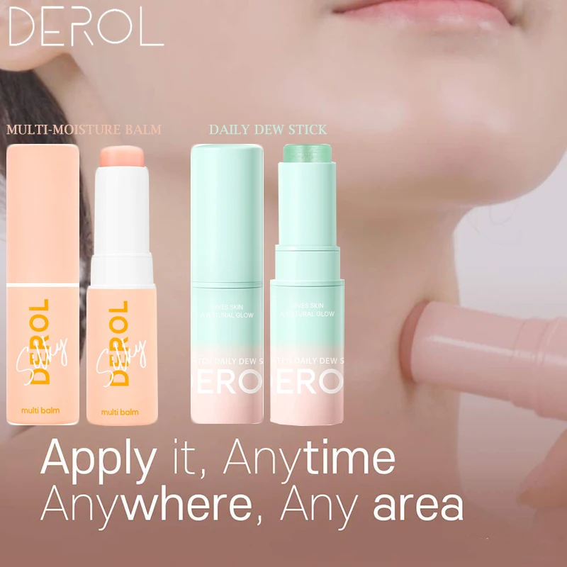 Derol Silky Smooth Multi Balm Stick Wrinkle,Wrinkle Multi Bounce Balm,Derol Anti Rimpel,Brighten Dull Skin Tone Korean Skin Care