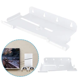 Wall Mounted Console Stand For PS5 Slim Holder with 2 Controller Mounts Vertical Stand for PlayStation 5 for PS5 Accsessories