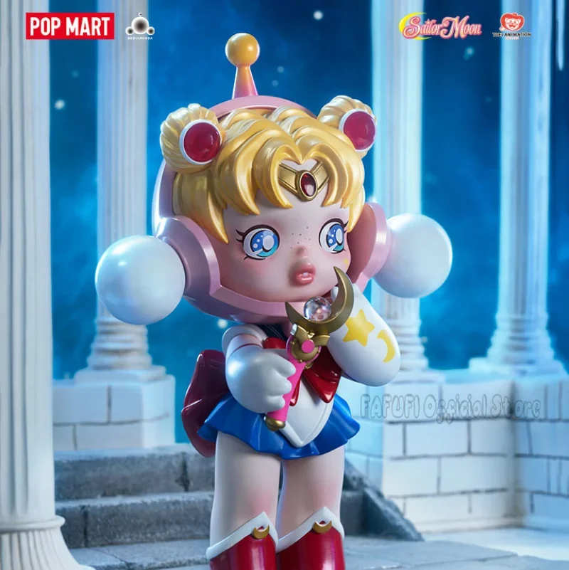 POPMART SKULLPANDA Sailor Moon Series Blind Box Anime Action Figure Guess Bag Ornament Figurines Desktop Dolls Model view 4