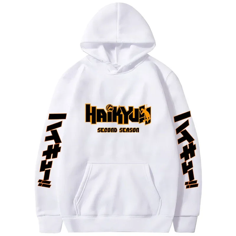 2024 Spring Men\'s Hoody Japan Anime Haikyuu Manga Printed Hoodies Men New Fashion Hoody Hip Hop Sweatshirts Pullovers Clothing