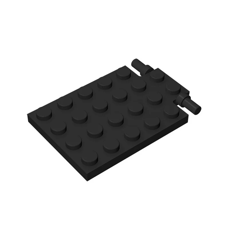 10pcs 92099 Plate Modified 4 x 6 with Trap Door Hinge Bricks Collections Bulk Modular GBC Toy For Technical MOC Buildings Blocks