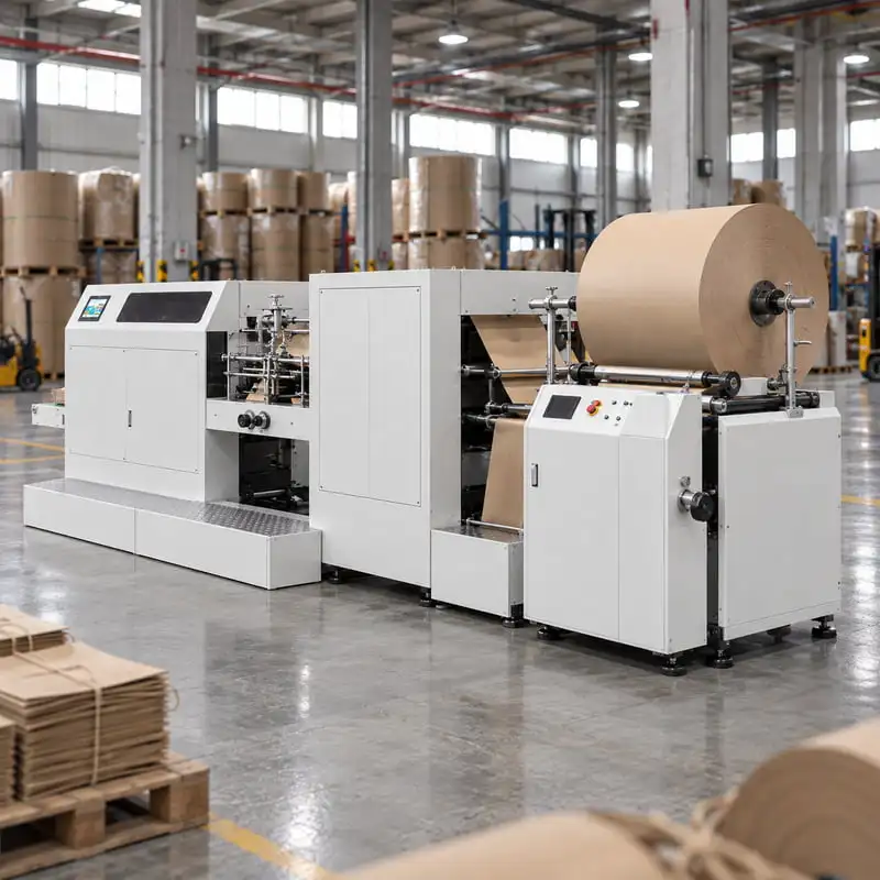 High Efficiency Paper Bag Printing Machine for Printed Retail Bags Customized Servo Register Paper Bag Making Machine