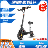 IENYRID M4 Pro S+ E-Scooter 800W 48V 12.5 AH Automatic Cruise Control System E-Scooter Aldult 10-inch Tires City Fold  E-Scooter