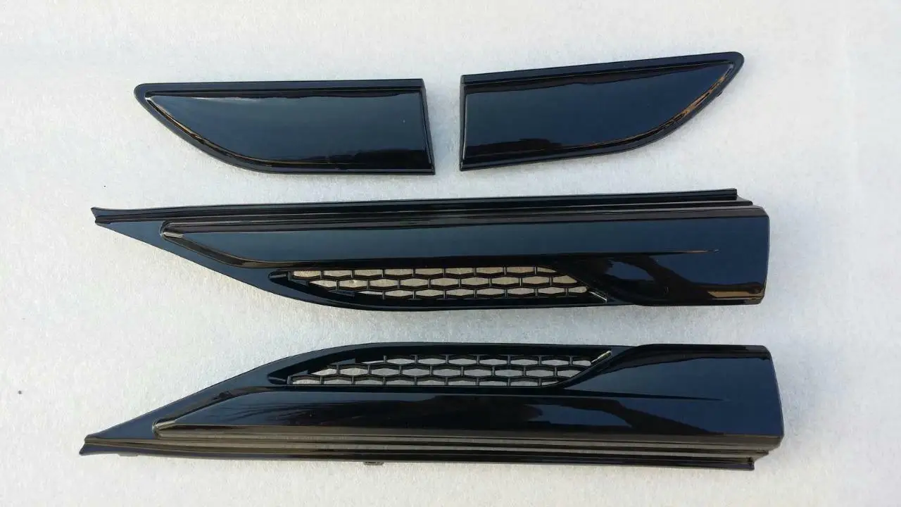 Side Fender Air Vent Cover Trim Canard Splitter For Land Rover Range Rover Evoque L538 2012 2013 2014 2015 2016 2017 2018 2019