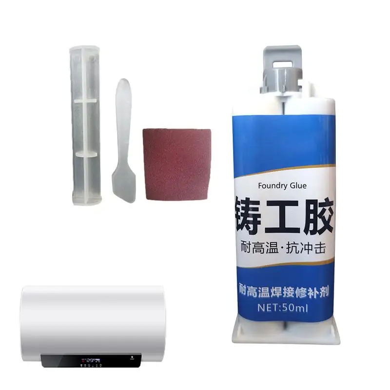 

Metal Welding Glue Metal Epoxy Weld Glue High-Temperature Heat Resistant Adhesive Metal Repair Glue Professional Heavy Duty