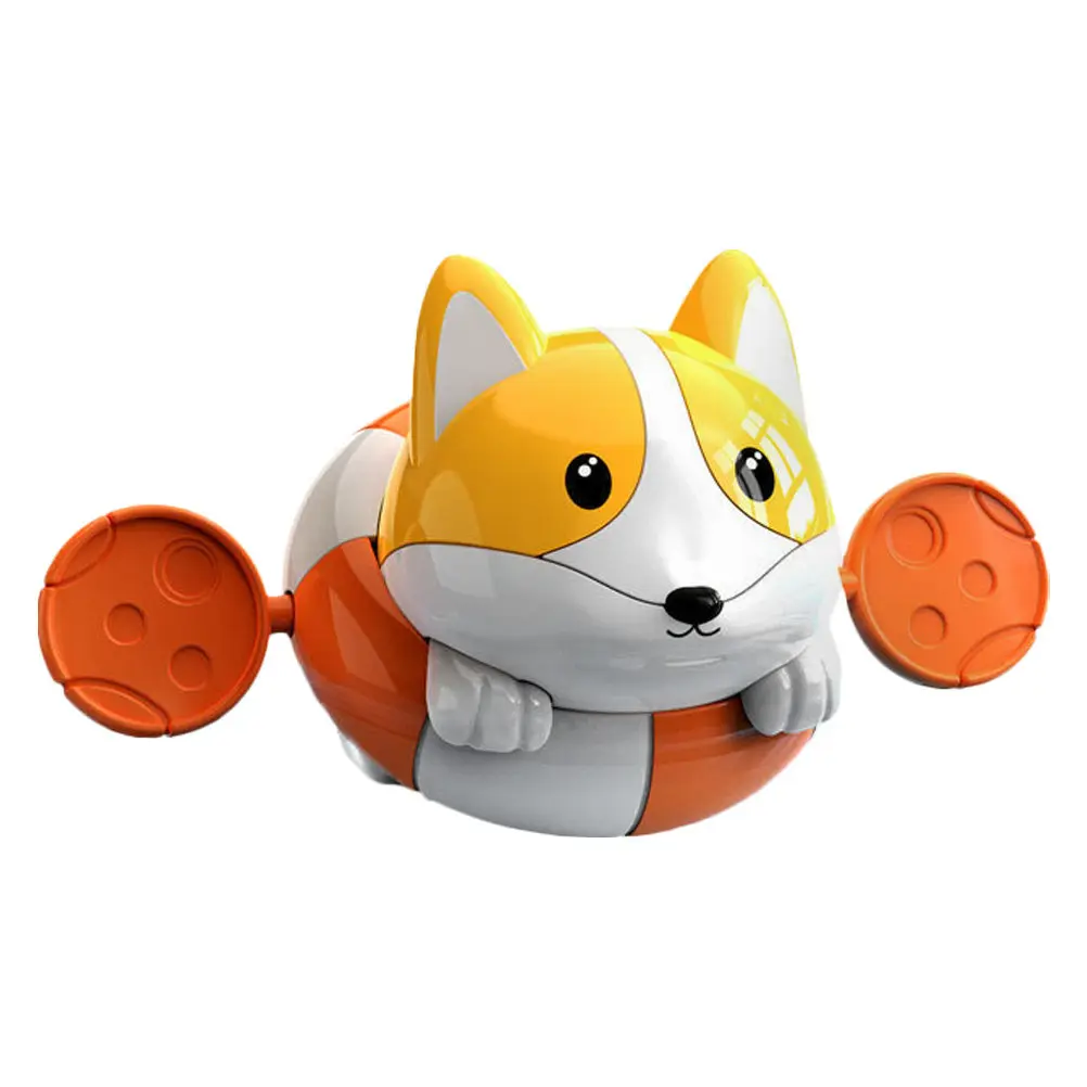 

Игрушка для купания малышей в форме милого корги, легкая, с гладкими краями, безопасная для ванной и бассейна, для веселого купания младенцев и детей