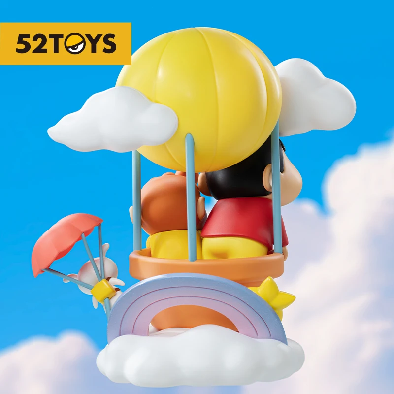 52TOYS Large Figure Crayon Shin Chan Travel in the Clouds，Height: 15cm/5.9inch