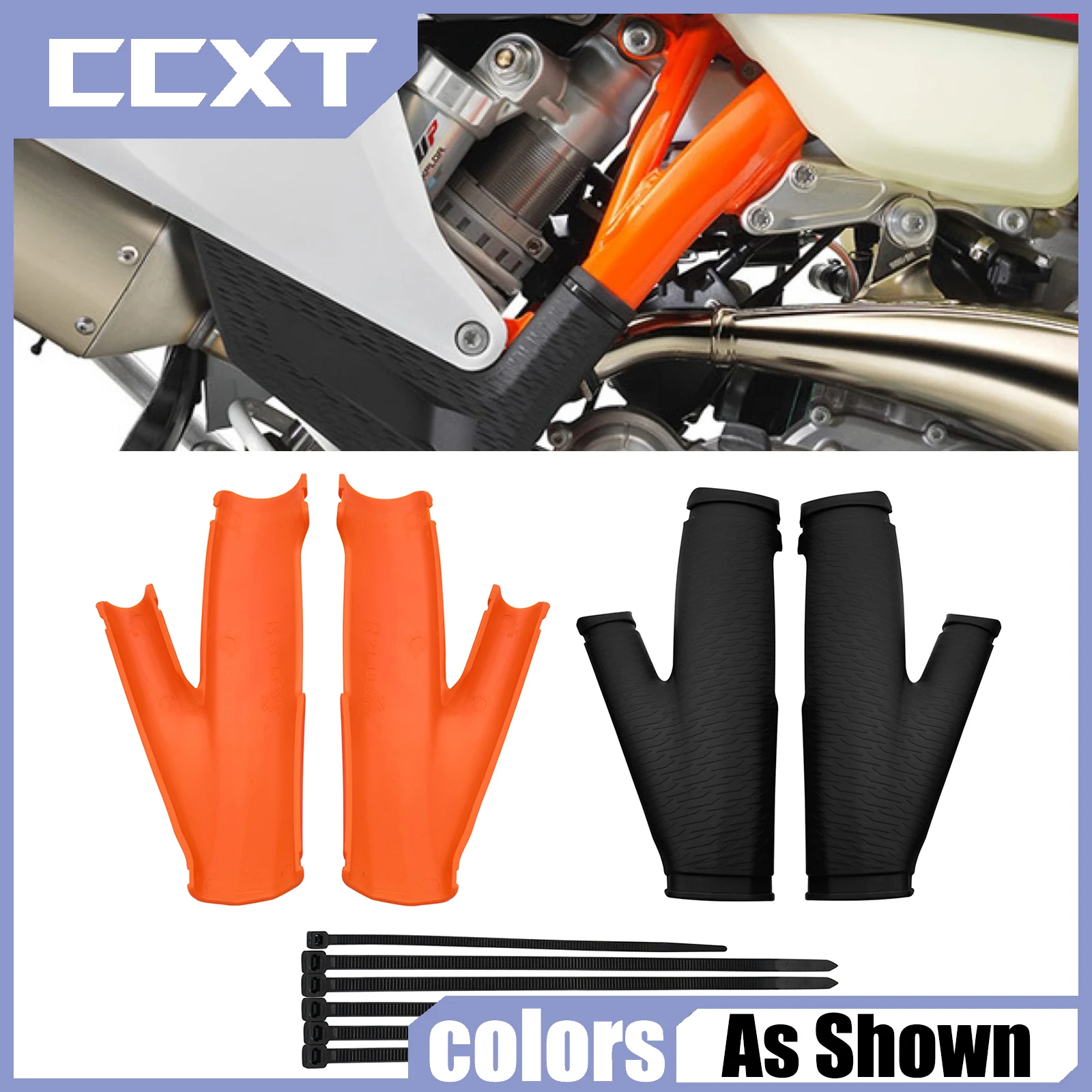 دراجة نارية غطاء إطاري من البلاستيك الحرس حامي ل KTM SX SXF XC XCF EXC EXCF 125 150 250 300 350 450 500 2019-2022 العالمي