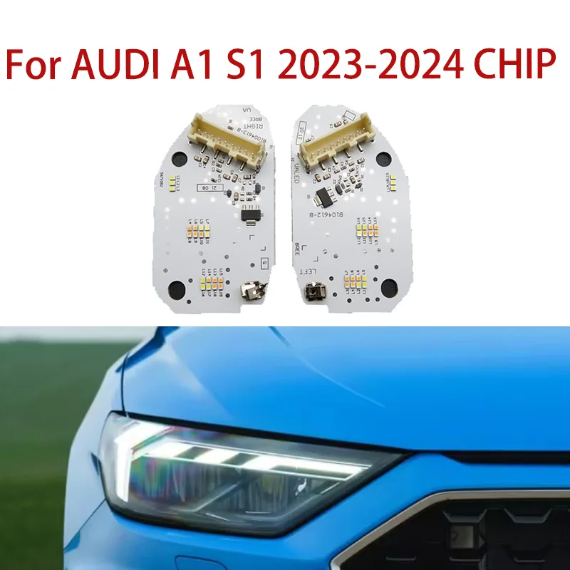 

Для AUDI A1 S1 2023-2024 90145442 90145443 Автомобильные фары DRL Чип Белый свет Ангельские глазки Балластный чип Печатная плата Световой чип