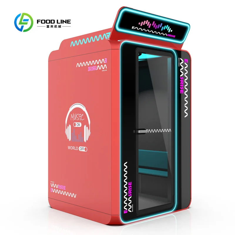 Customized Shared Karaoke Booths Scan-to-Pay Mini KTV Self-Service Singing Booths in Malls & Cinemas Soundproof Singing Rooms