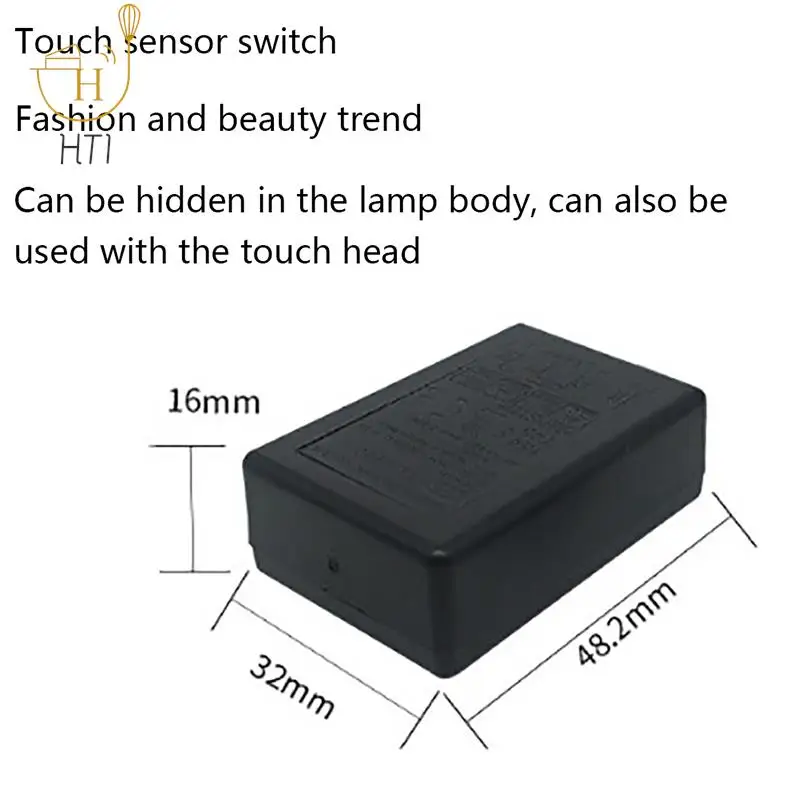 AC 3 vie LD-600S Dimmer Touch dito integrato 25 ~ 150W per lampada a filamento Tungslen o ingresso luce LED 3-25W 220-240V