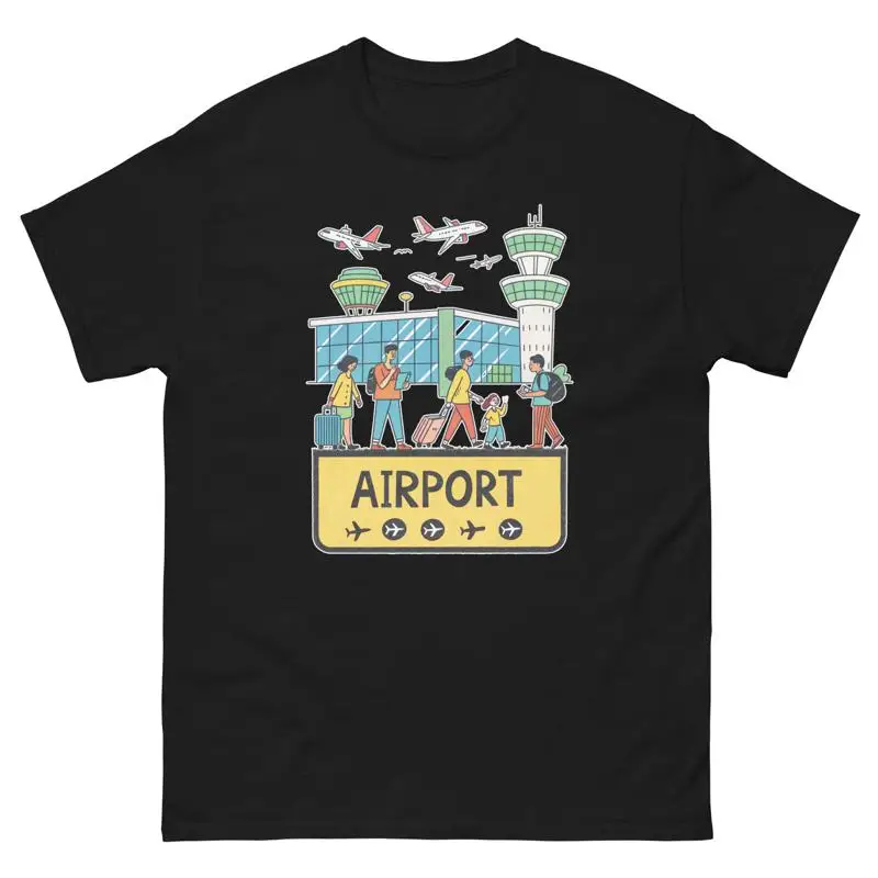 

Футболка «Повседневное место по местом здания в аэропорту»