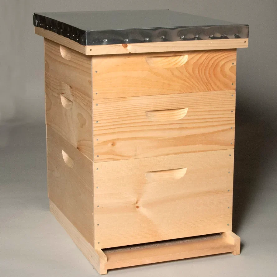 

2024 Pine beehive 8 10 frame bee hive langstroth