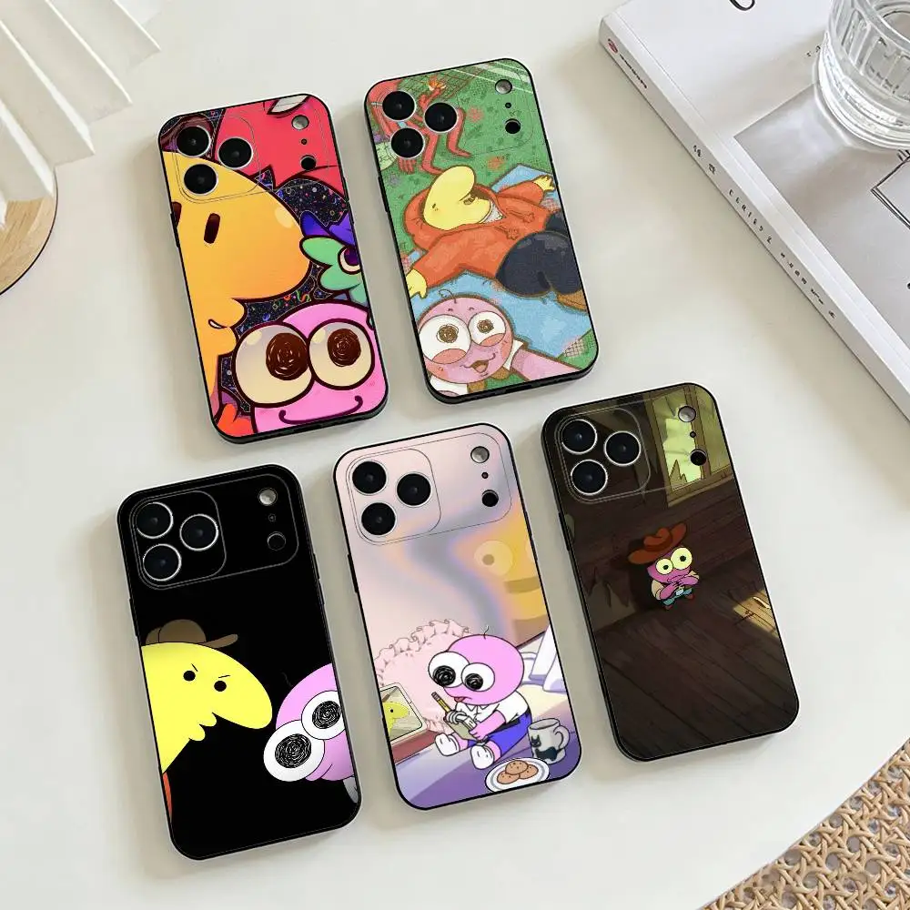 

Smiling Friends Phone Case Silicone Soft For IPhone 17 16 15 14 13 12 11 X XR Plus Pro Max Plus