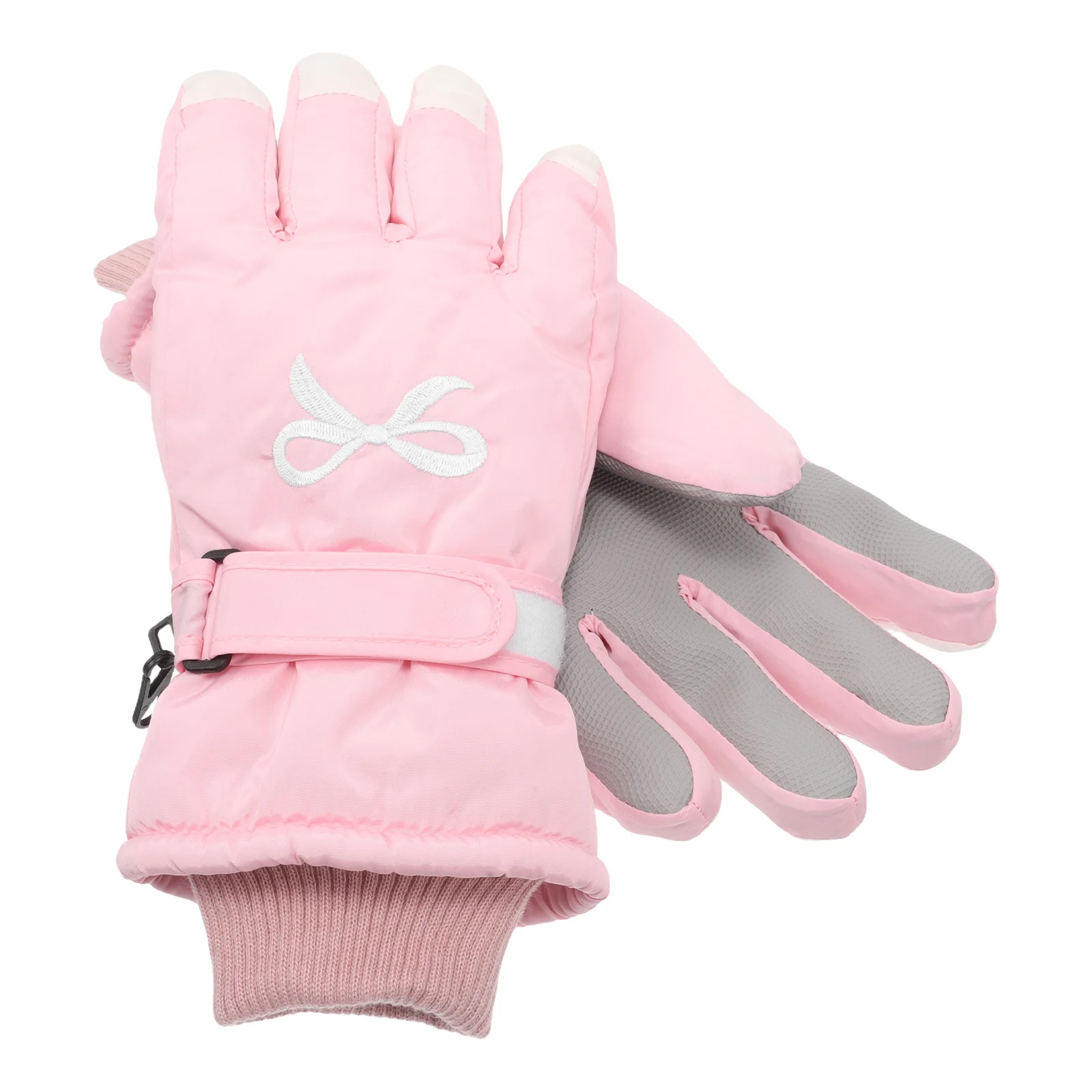 1 زوج قفازات الشتاء مقاوم للماء يندبروف الحرارية التزلج على الجليد قفازات ركوب الدراجات الطقس البارد معزول الثلوج الملابس