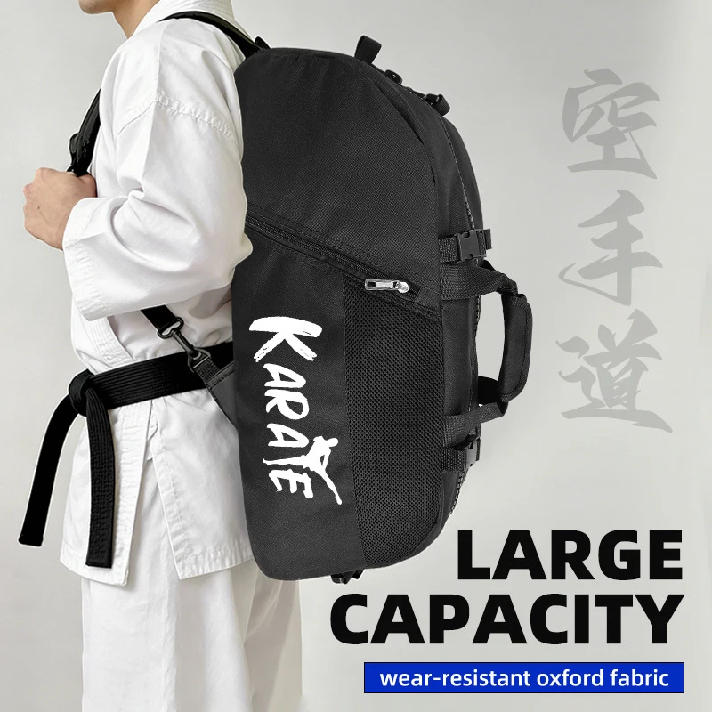 Protective Gear Bag For Taekwondo Karate Sanda Martial Arts - Large Capacity Dual-Shoulder Sports Bag Daily Commuter Backpack