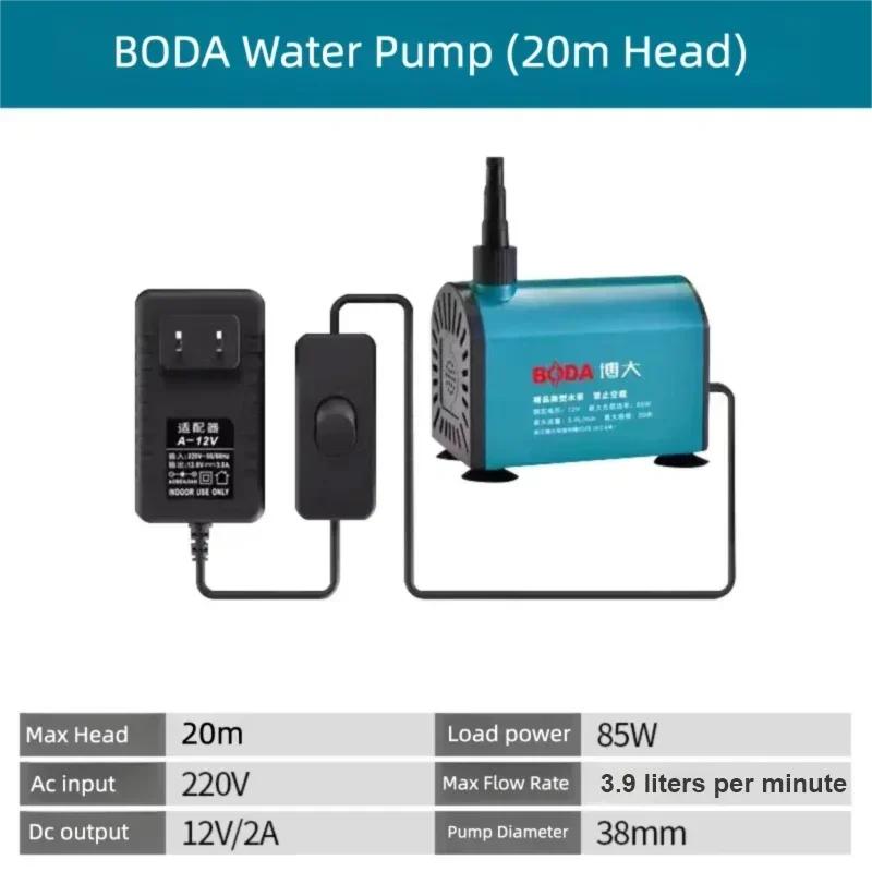 Boda Multifunction  Water Pump, Self-Priming Auto Water Supply Pump for Water Drill, Slotting Machine