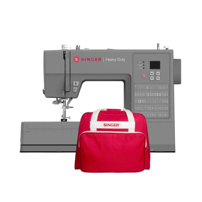 Máquina de Coser Singer 6605C Heavy Duty Electrónica + Bolso de Regalo