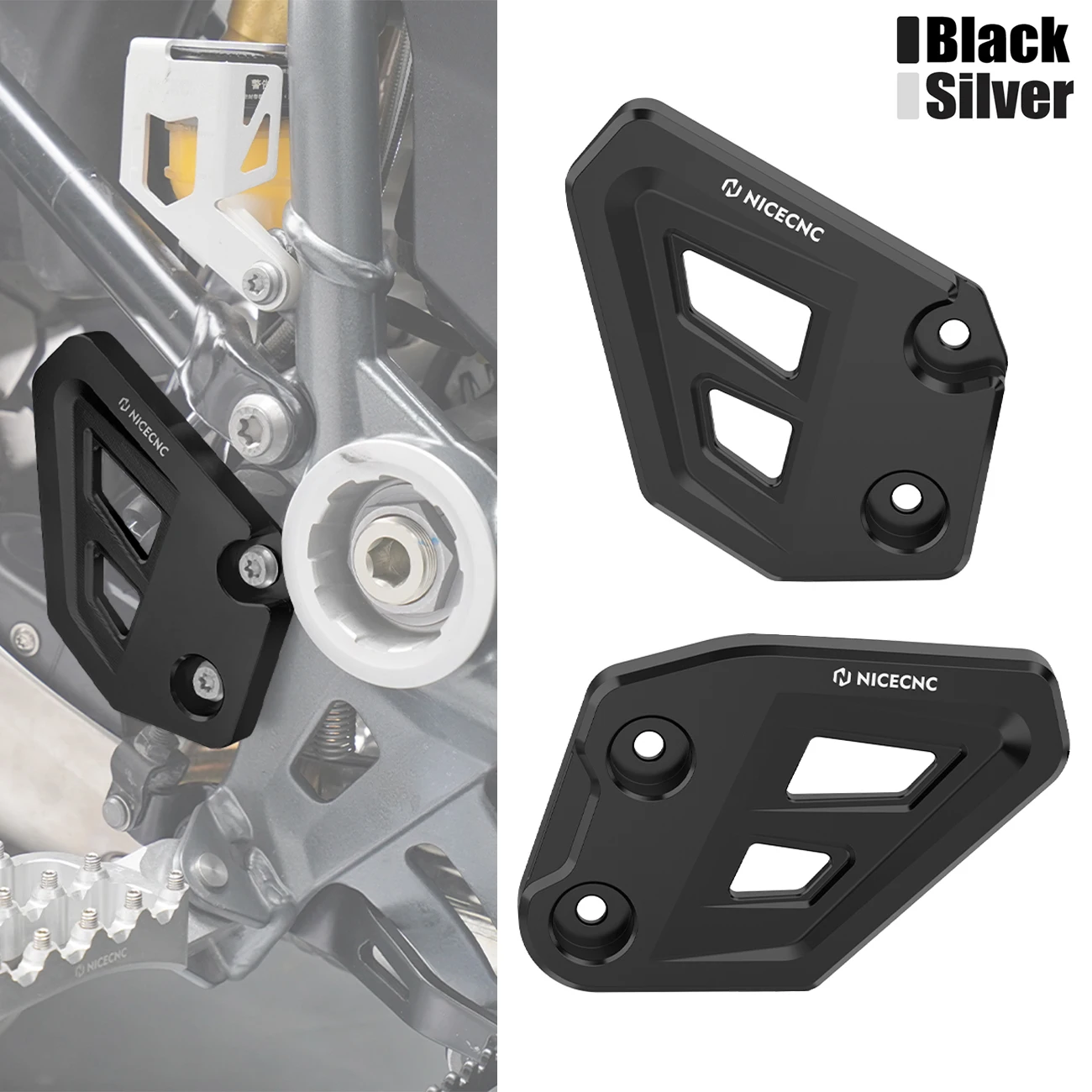 Motorcycle Aluminum Rear Brake Master Cylinder Guard Cover Protector for BMW R1250 GS GSA R1250GS/Adventure R1250GSA 2018-2023
