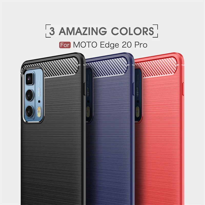 For Motorola Moto Edge 20 Pro Case Cover Moto Edge 20 Pro Coque Armor Back Shockproof Soft Case For Moto Edge 20 Pro Fundas