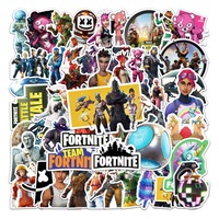 50pcs Fortnite Game Stickers Suitcase Water Cup Stationery Mobile Phone Car Scooter Laptop Refrigerator Decoration Stickers