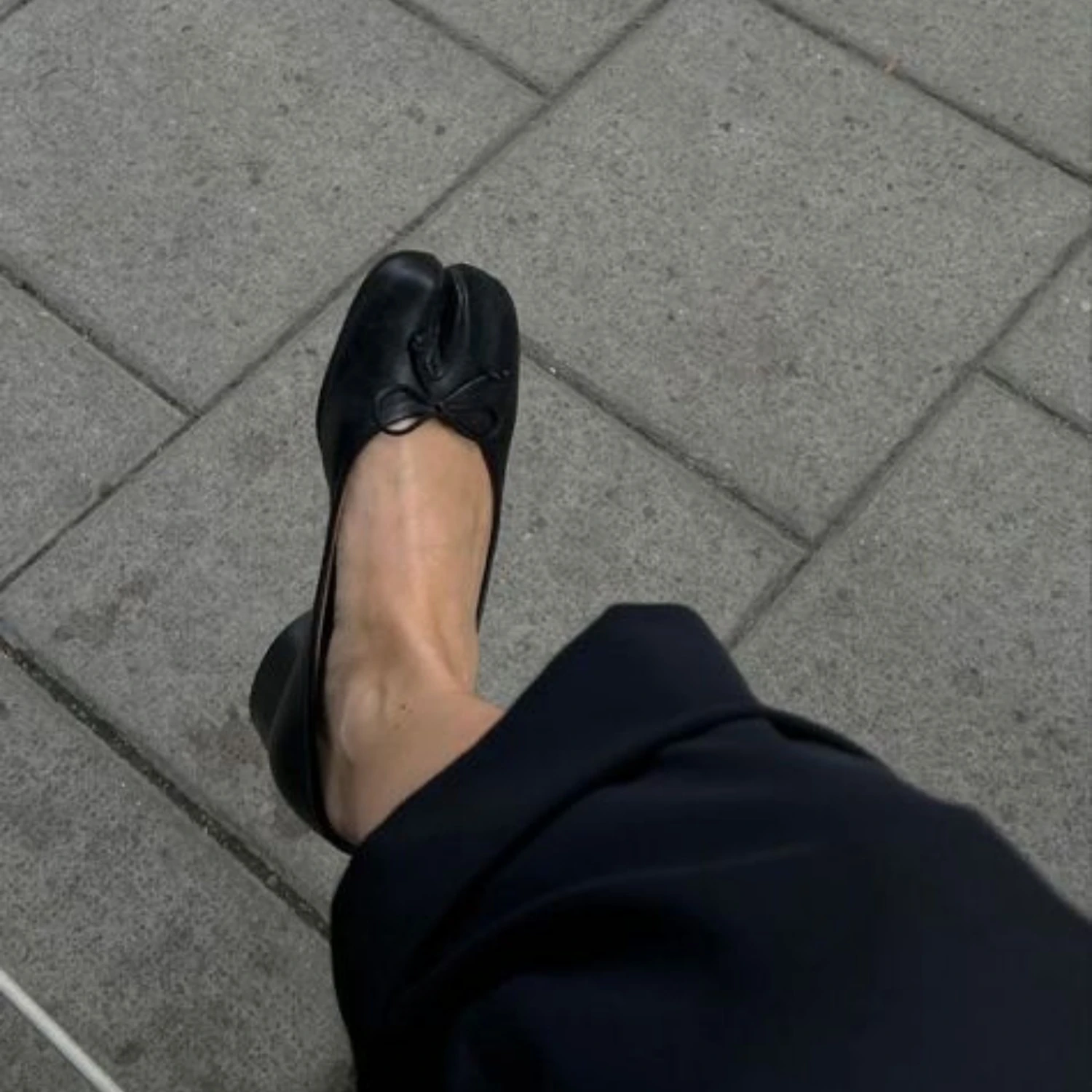 

Черные балетки CHMURY Tabi с разделенным носком, туфли-лодочки на низком каблуке 3 см для женщин, стильные туфли Tabi Ninja, размер 42 Talon