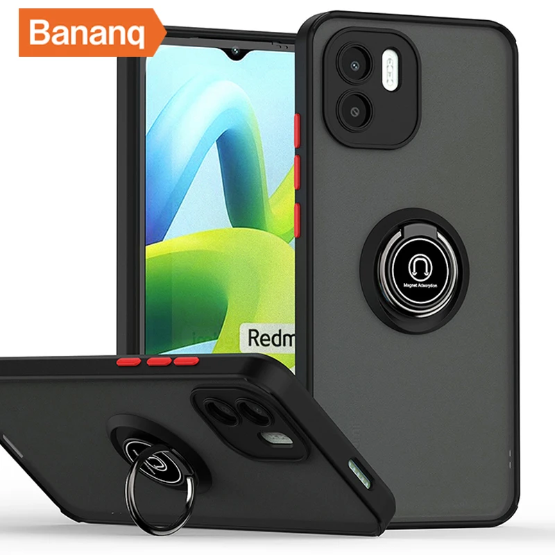 

Bananq Shockproof Case For Xiaomi Poco X3 X4 Gt X5 Ring Stand Cover For Redmi K50 Ultra K40 K40S K30 K20 Note 9 4G Pro 9S 9T 5G