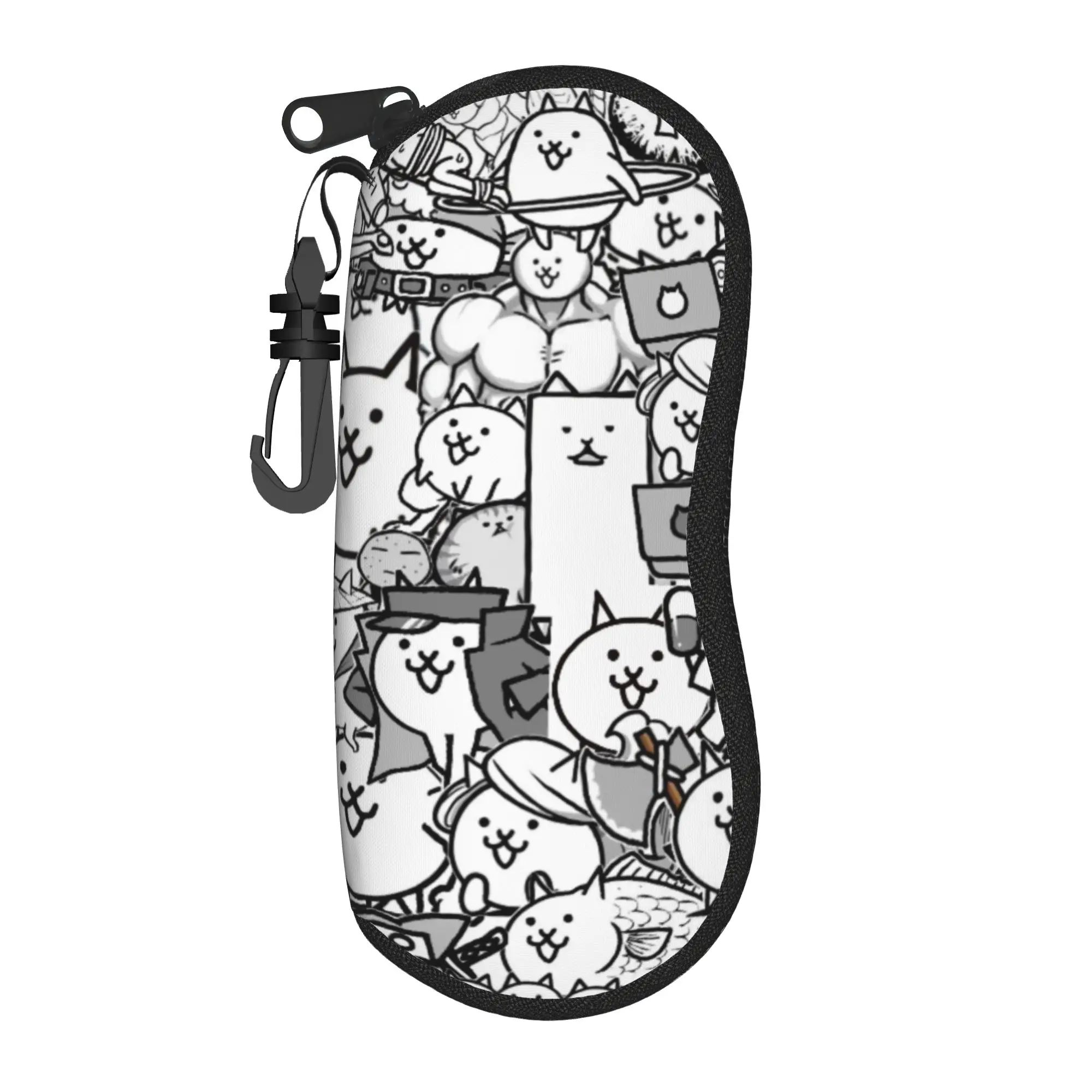 Battle Cats Rangers Glasses Case Men Women Anti-Fall Accessories  Eyewear Storage Box Print Glasses Box