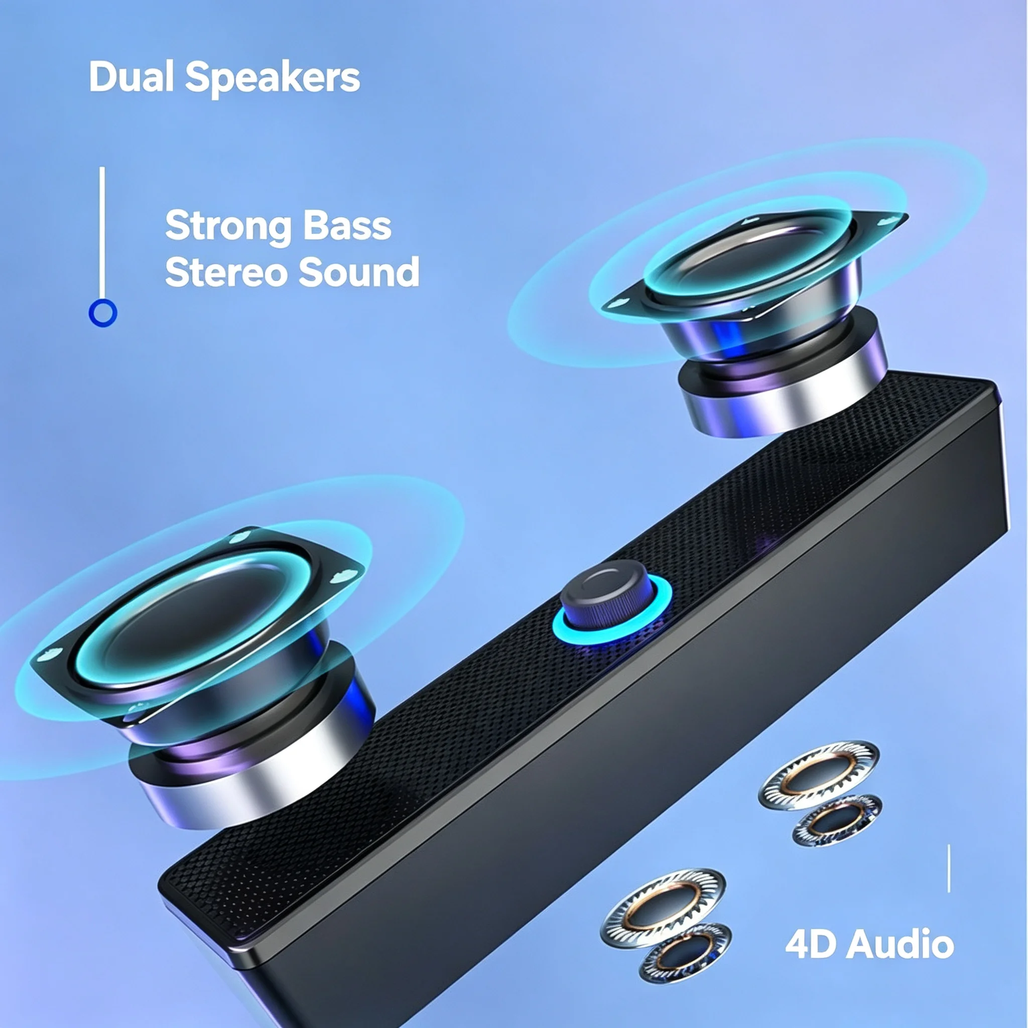 Soundbar Bluetooth Wired Wirel - огляд і ціна Home Cinema Wireless Speakers