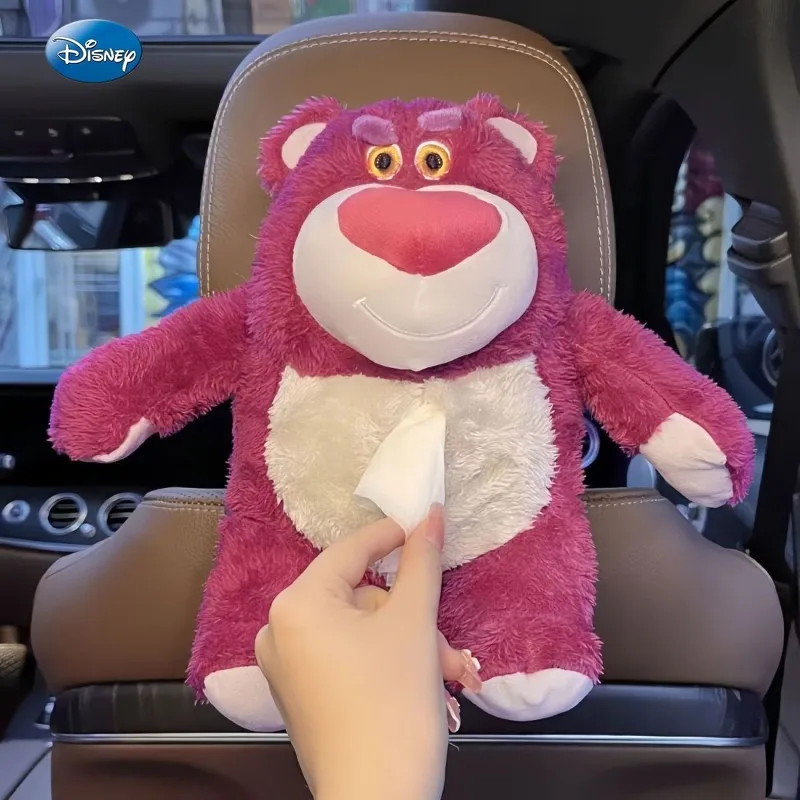 

Disney Strawberry Bear car drawer hanging creative car decoration car rear tissue box cute girl accessories interior woman