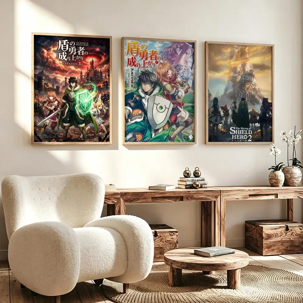 Wall Art Poster Trendy anime The Rising of the Shield Hero Poster for Office Home Decor Interior Large Wall Picture Print
