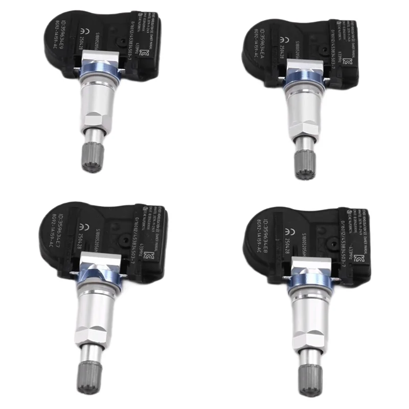

Strict 4PCS TPMS Tire Pressure Monitor Sensor 433Mhz For Ford S-Max Mondeo 8G92-1A159-AC 8G92-1A159-AB 8G92-1A189-KB