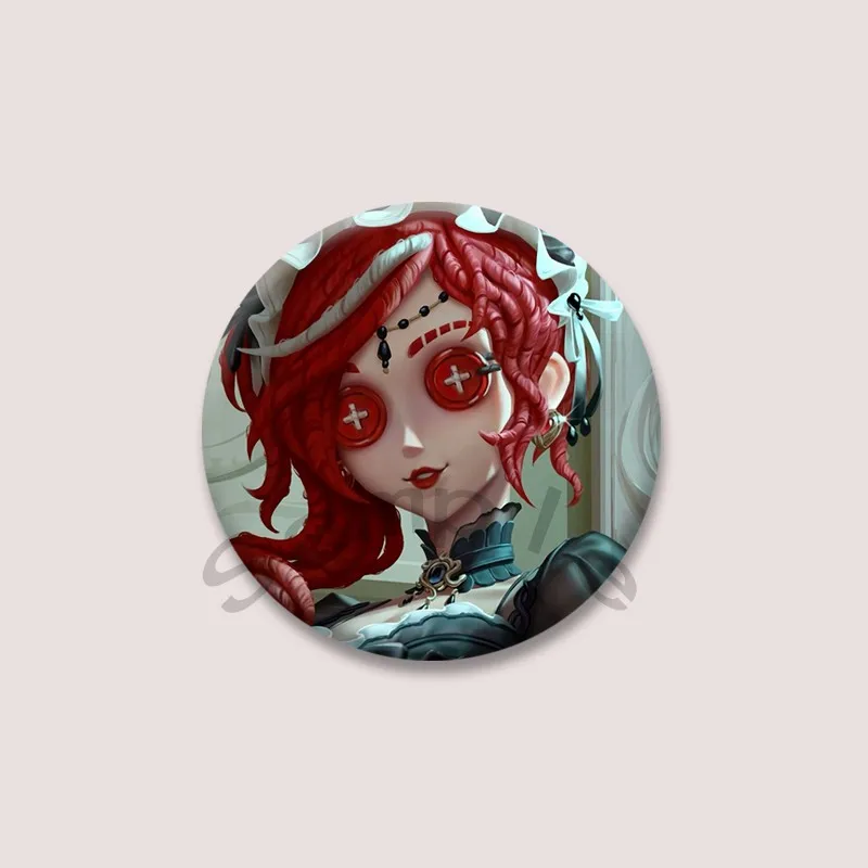 بقاء لعبة الهوية الخامس بروش مستدير إيما وودز لوكا كلارك سير الكرتون شارة الملابس حقيبة قبعة دبابيس المجوهرات المشجعين هدية تذكارية