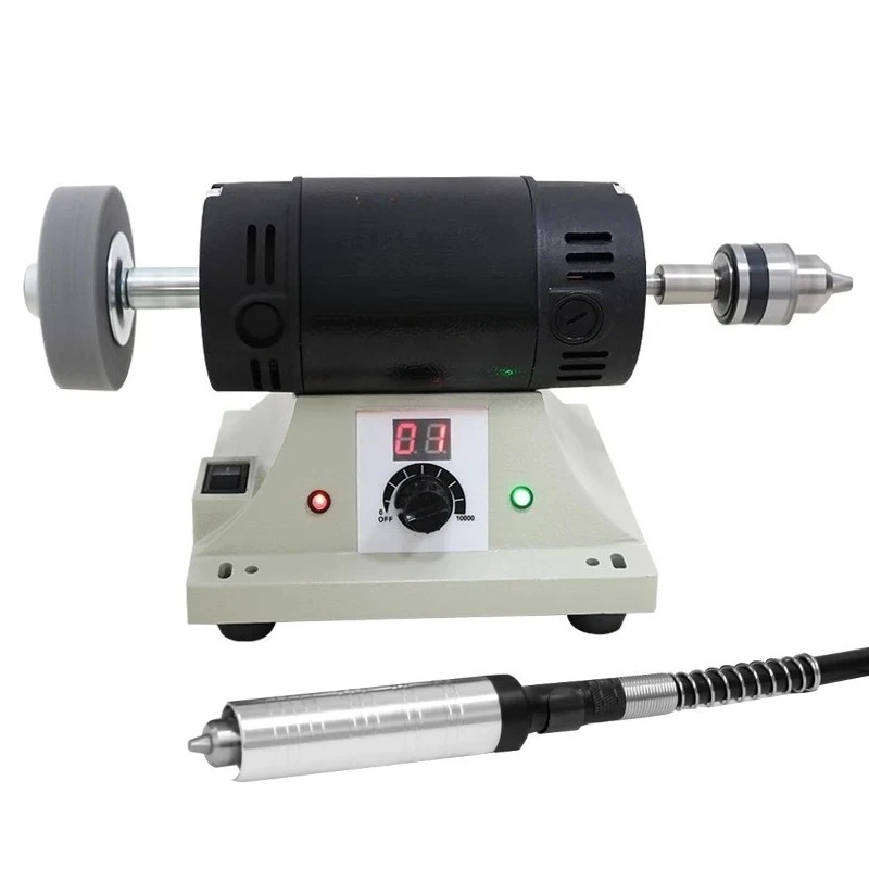 Multi-Function Bench Grinder Compact Electric Woodworking & Stone Cutting Grinder Carving & Polishing Machine Grinding Wheel Ele