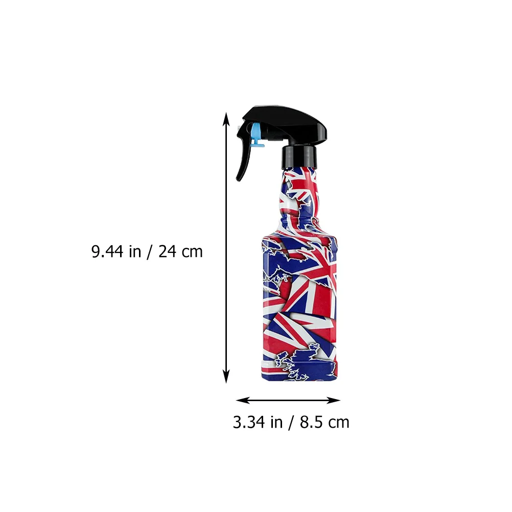 

Retro Graffiti Hairdressing Spray Bottle 500ml Plastic Watering Can Salon Use Mist Sprayer Leakproof Lightweight Travel H Press