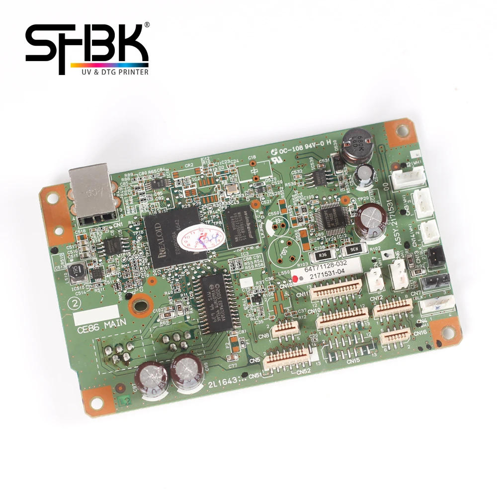 

Материнская плата CE86 для УФ-принтера Epson A4 L805, интерфейсная плата-адаптер, подходит для модифицированных УФ-принтеров DTF L805.