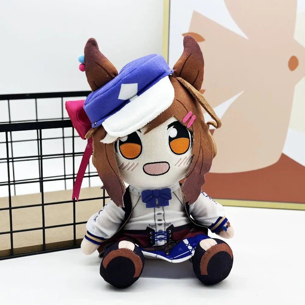 ตุ๊กตาอนิเมะ Uma Musume Pretty Derby ตุ๊กตาผ้าพลัฌ Agnes Tachyon Hat Tamamo Cross Belno ของเล่นตุ๊กตาผ้าพลัฌน่ารัก ของสะสมตัวละคร ของขวัญ