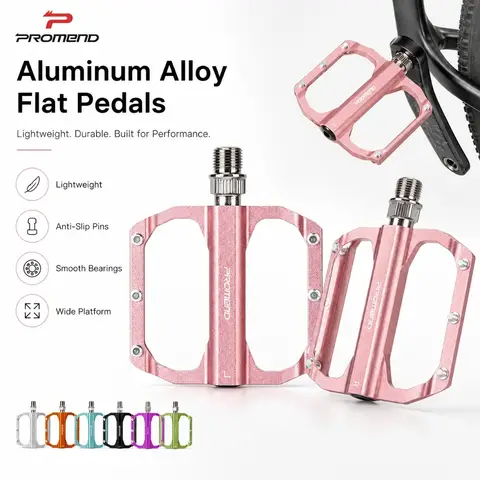 Foldable Bicycle Pedal Aluminum Alloy 3 Sealed Bearings Non Slip Platform 9/16 Inch Wide Folding MTB Road Urban Commuter Bike