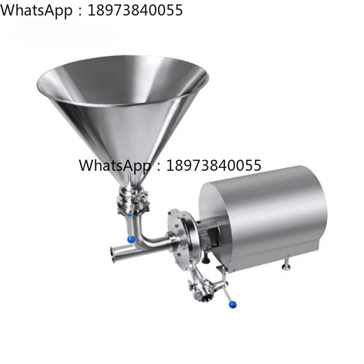 DONJOY Factory  Food Grade High Shear Inline Mixer Pump Liquid Transfer Single Stage  Emulsifier Homogenizing Pump With Hopper